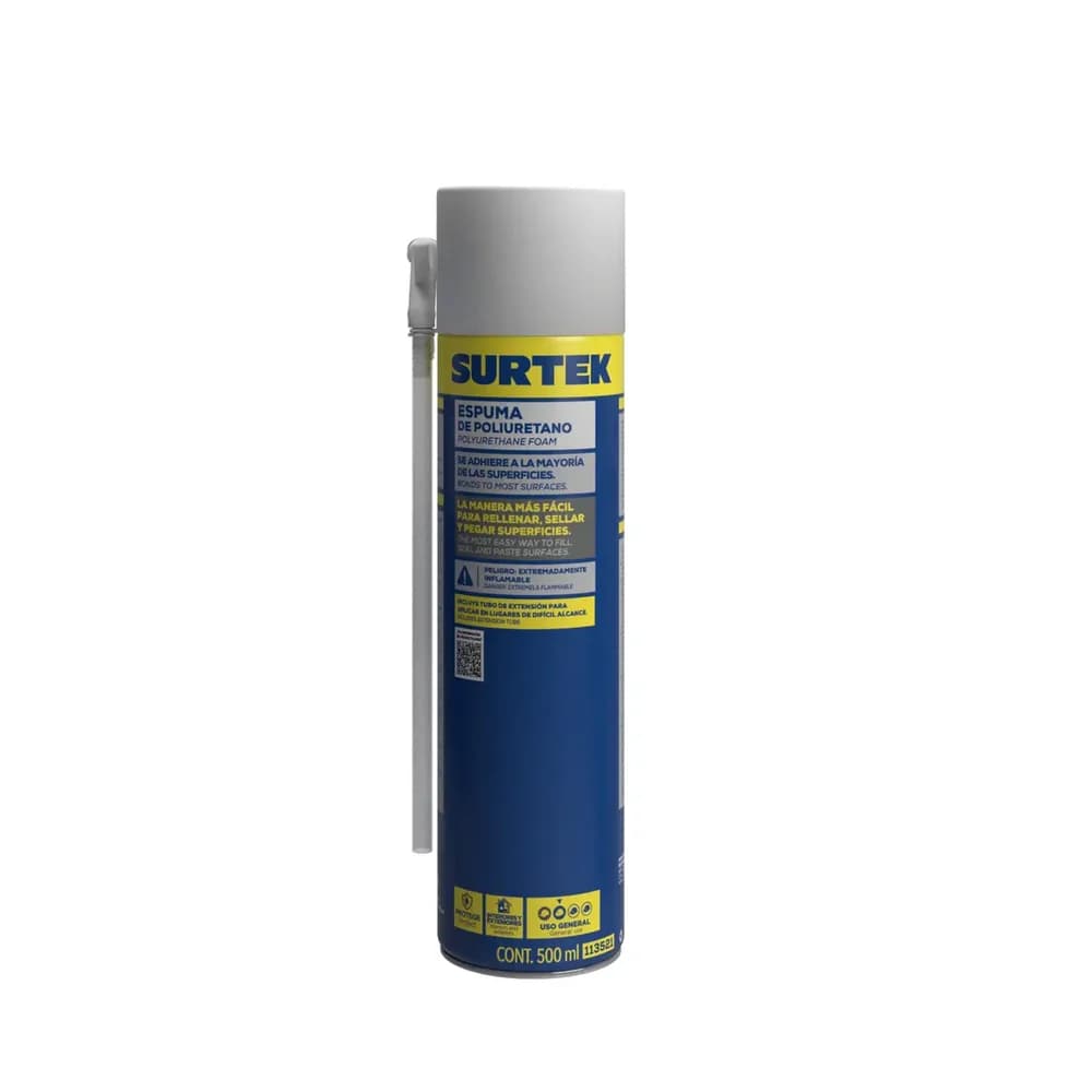 Espuma de poliuretano 500 ml Surtek 113521, foto 1 de 4