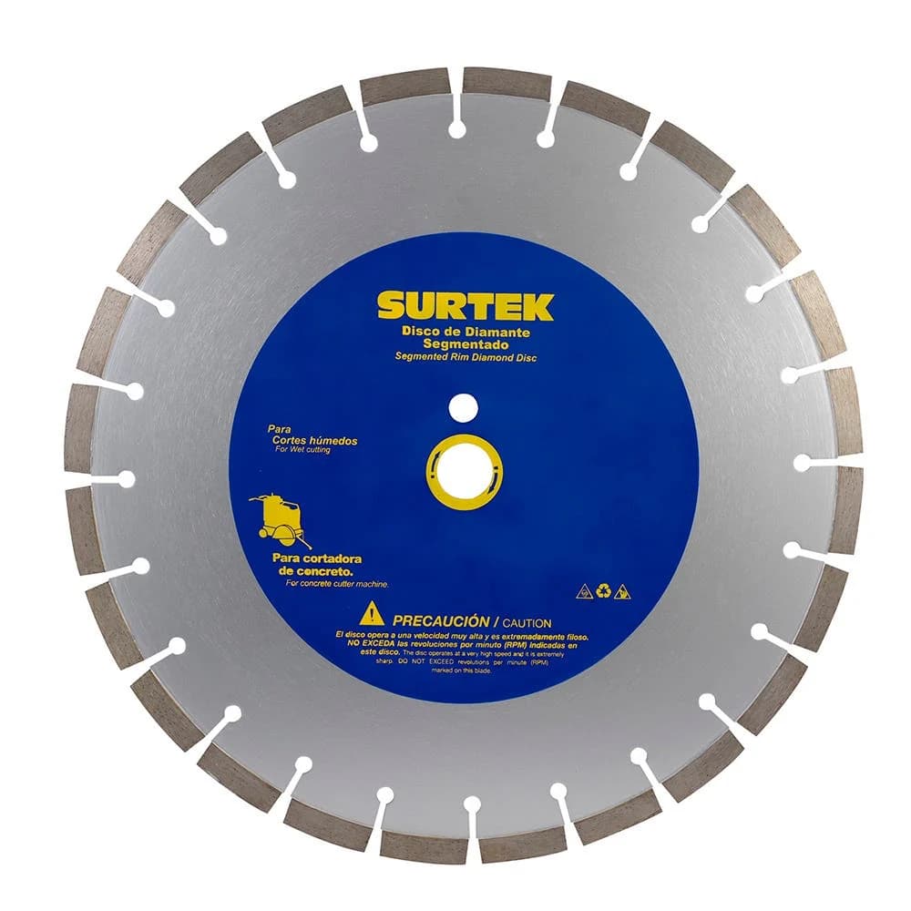 Disco de diamante para cortadora de concreto, 14" Surtek 123473, foto 1 de 2