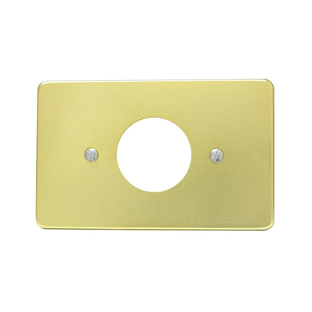 Placa sencilla de aluminio, línea estándar, color oro Surtek 136608, foto 1 de 1