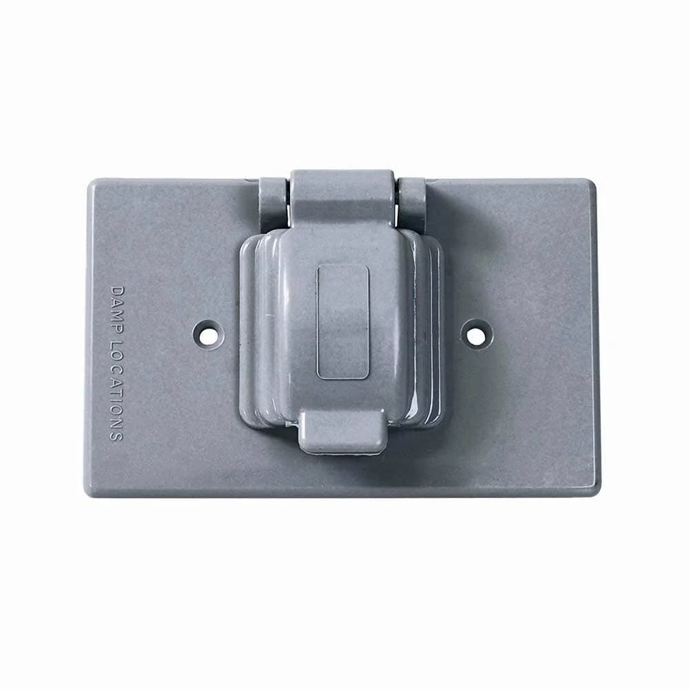 Placa sencilla plástica para intemperie, línea estándar, color gris Surtek 136613, foto 1 de 2