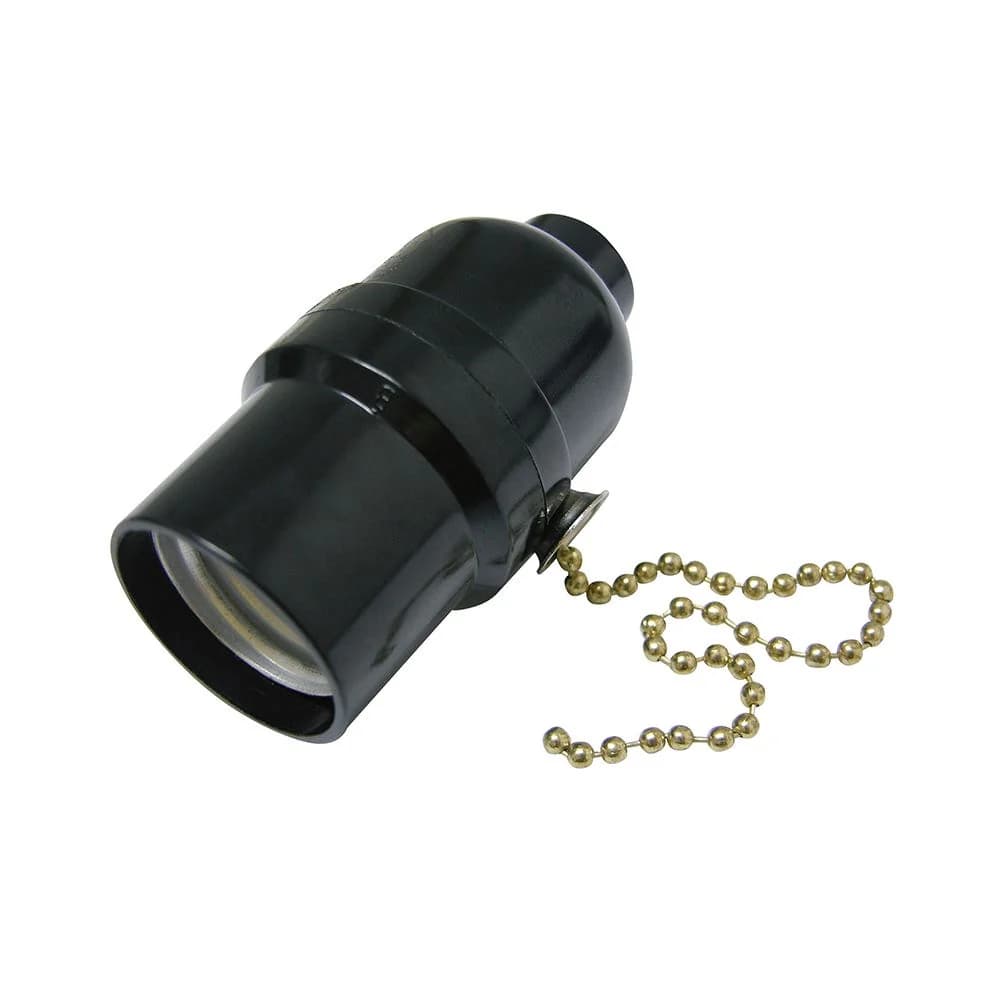 Potalámpara con cadena, color negro Surtek 136656, foto 1 de 2