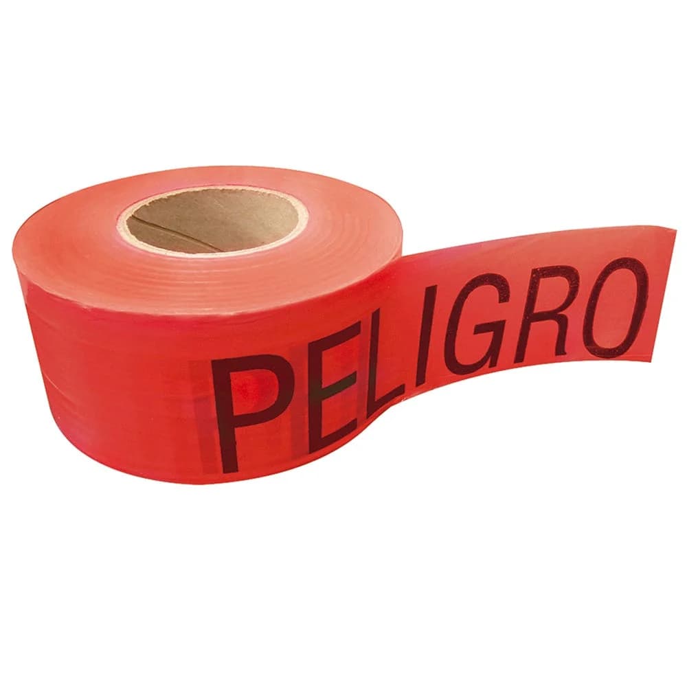 Cinta para barricada "PELIGRO" ancho 3" de 100 m Surtek 137298, foto 1 de 2