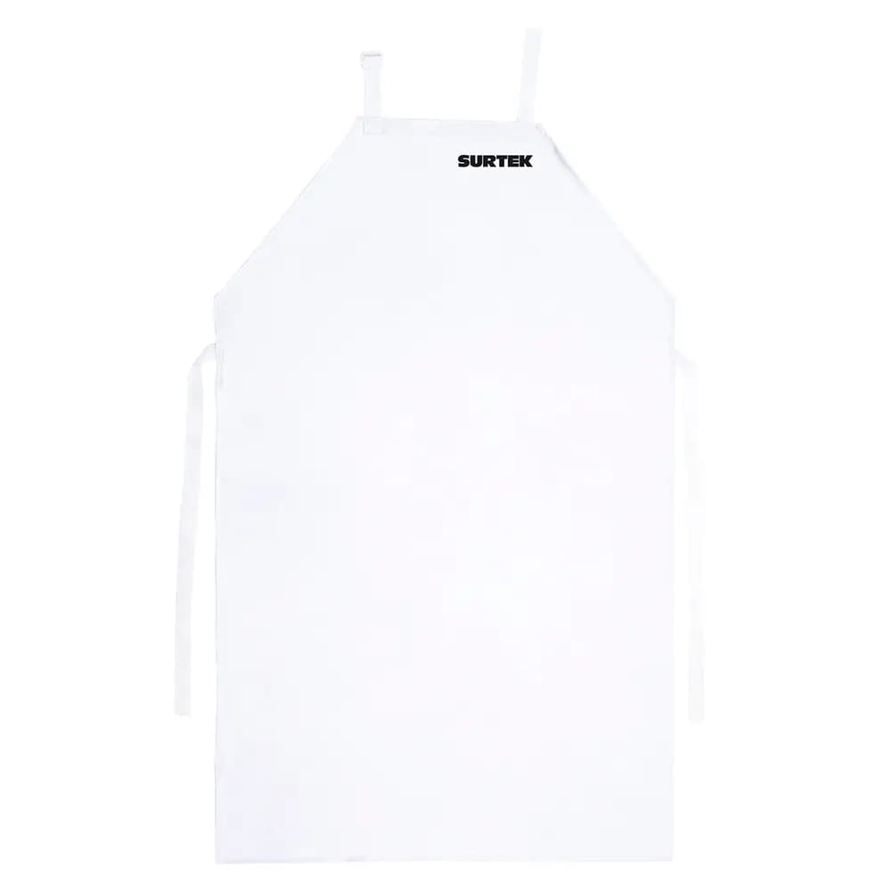 Mandil de PVC dieléctrico color blanco, 1.10 m Surtek 137653, foto 1 de 2