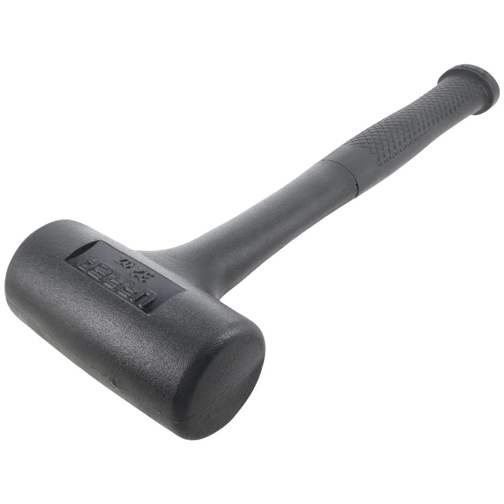 Mazo de golpe seco tapas fijas de alto impacto con mango 11-29/64", 32 oz Urrea 1432G