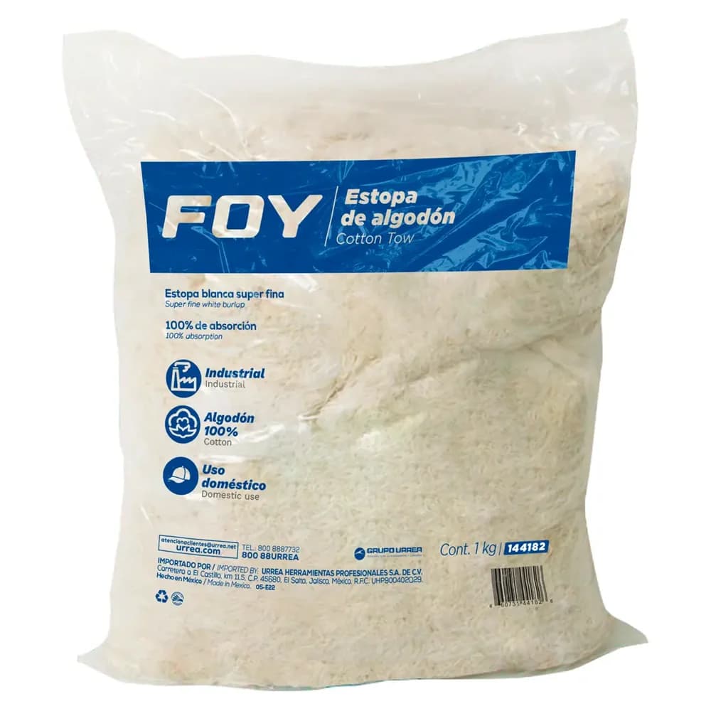 Estopa de algodón 1 kg Foy 144182