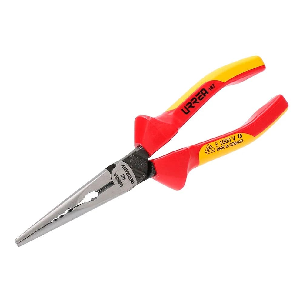 Pinza de 1000 V punta larga de 7-7/8" Urrea 187, foto 1 de 4