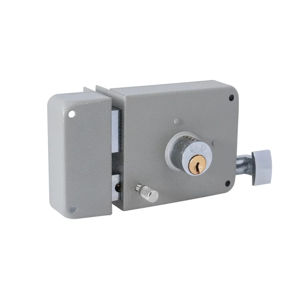Cerradura de sobreponer función instala fácil, izquierda, llave estándar, en caja Lock 19CS, foto 1 de 3