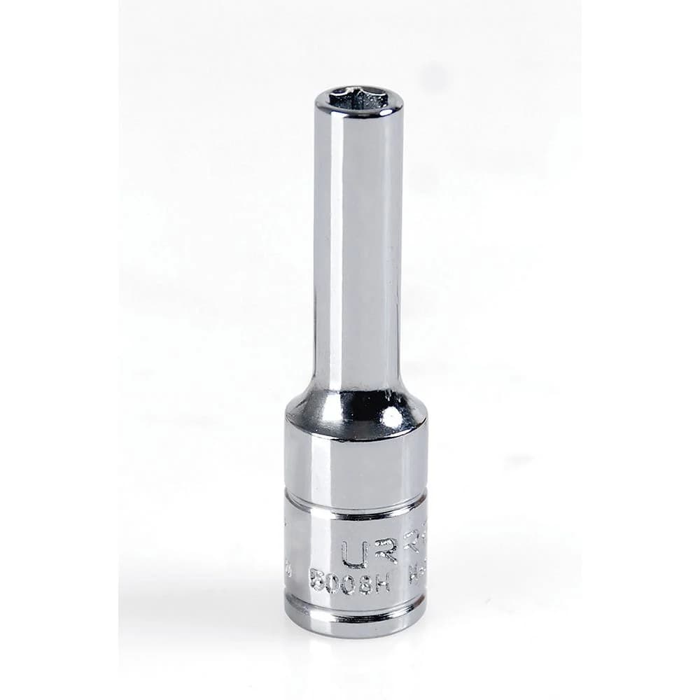 Dado largo cuadro de 3/8", 6 puntas, en pulgadas, 1/4" Urrea 5008H, foto 1 de 3