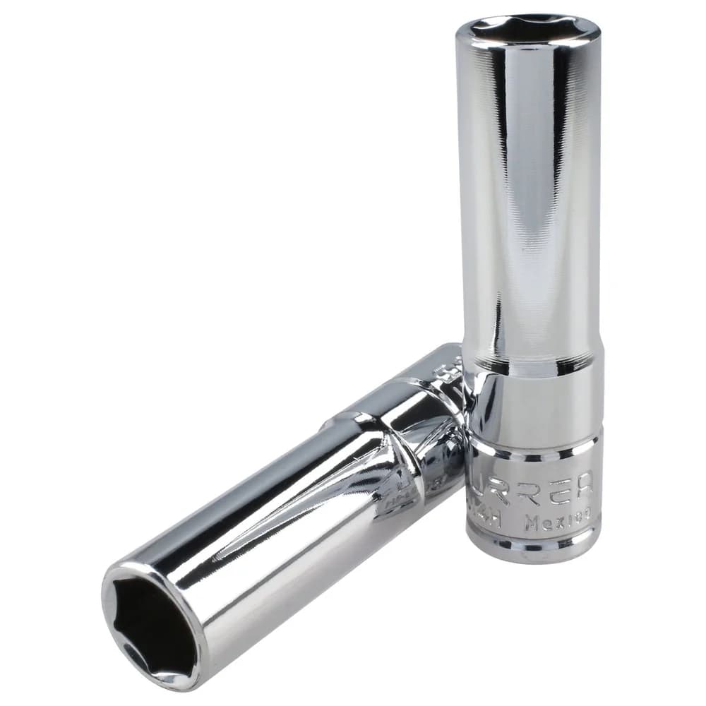 Dado largo cuadro de 3/8", 6 puntas, en pulgadas, 7/16" Urrea 5014H, foto 1 de 4