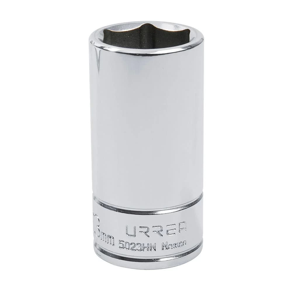Dado largo cuadro de 3/8", 6 puntas, métrico, 23 mm Urrea 5023HM, foto 1 de 3