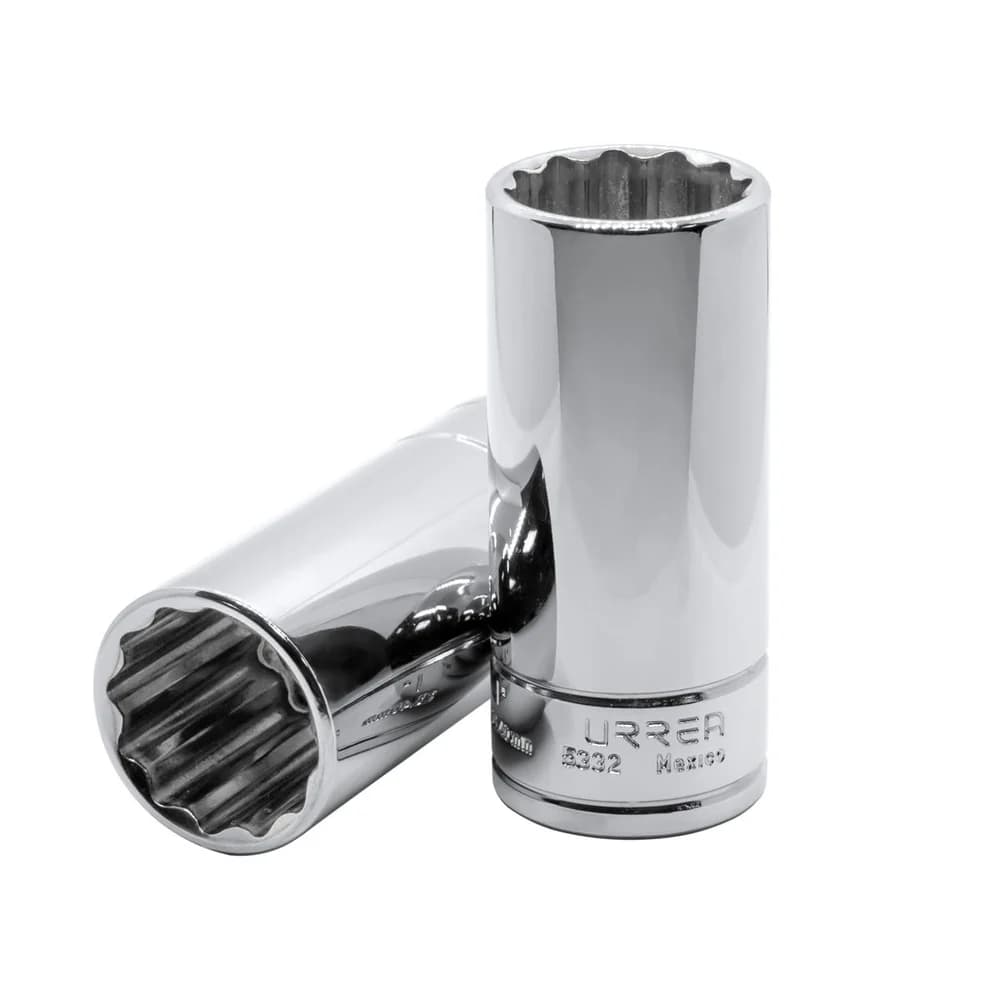 Dado largo cuadro de 1/2", 6 puntas, en pulgadas, 3/4" Urrea 5324H, foto 1 de 3