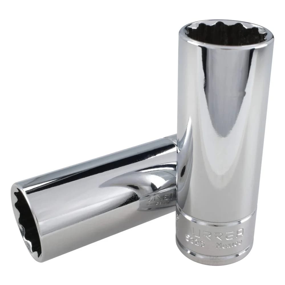 Dado largo cuadro de 1/2", 12 puntas, en pulgadas, 13/16" Urrea 5326, foto 1 de 4