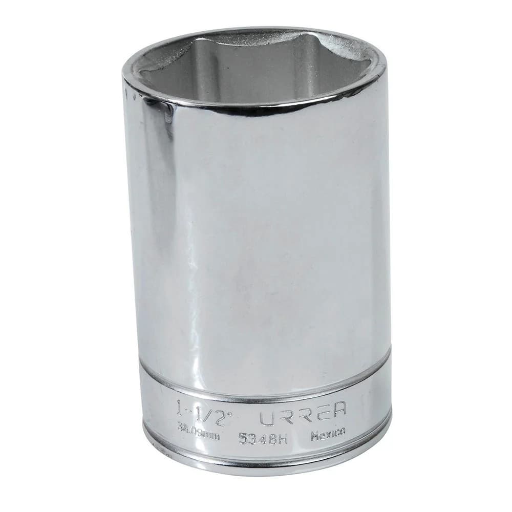 Dado largo cuadro de 1/2", 6 puntas, en pulgadas, 1-1/2" Urrea 5348H, foto 1 de 3