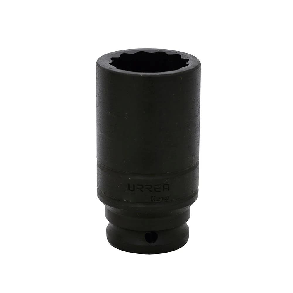 Dado de impacto largo cuadro de 1/2", 12 puntas, métrico, 23 mm Urrea 7323MT, foto 1 de 2