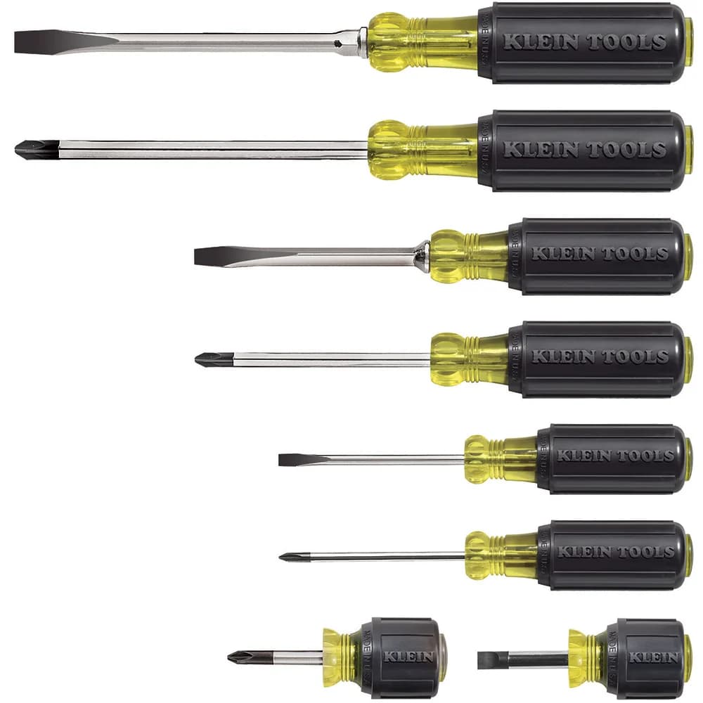 Juego de 8 desarmadores mango acojinado Klein Tools 85078