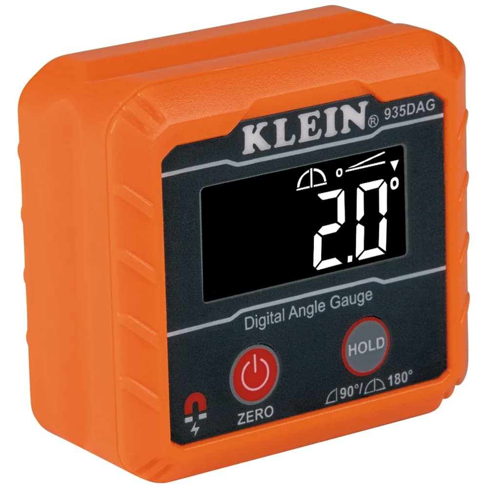 Nivel digital e inclinometro de rangos de 0-90° y 0-180° Klein Tools 935DAG, foto 1 de 4