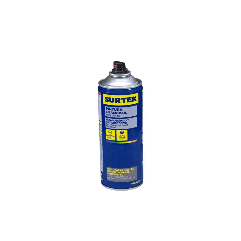 Pintura en aerosol 400 ml color esmeralda Surtek AES426, foto 1 de 2
