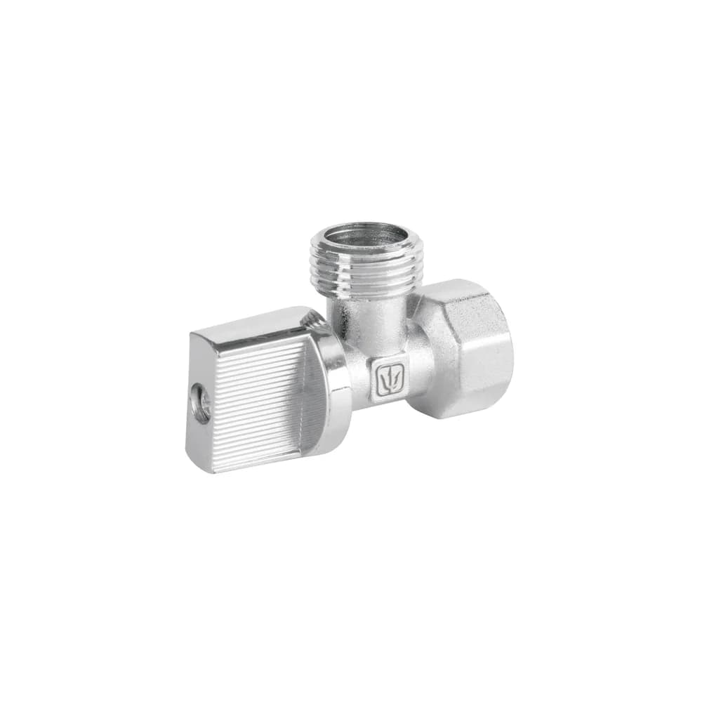 Llave angular 1/2", 1/4 de vuelta, roscable, BASIC Foset ANG-07, foto 1 de 1