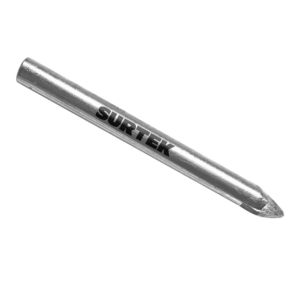 Broca para vidrios y azulejos de acero con cabeza de carburo de tungsteno 1/8" Surtek BVS18, foto 1 de 3