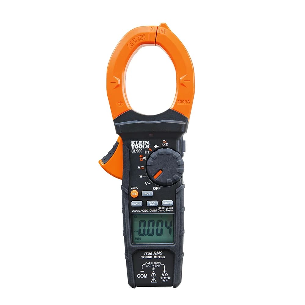 Multimetro digital GanchoAC&DC TRMS2000A Klein Tools CL900, foto 1 de 4