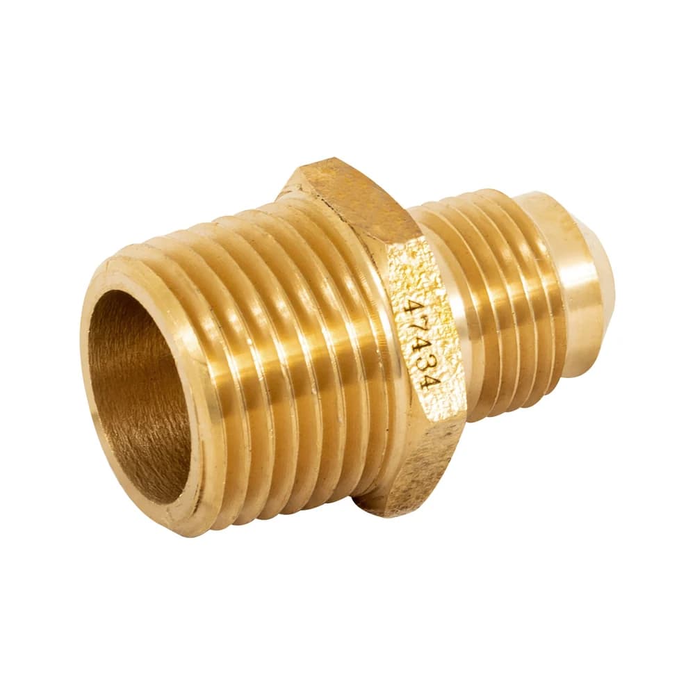 Niple terminal de latón de 3/8" X 1/2" Foset CLG-412, foto 1 de 1