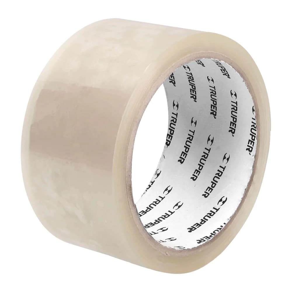 Cinta de empaque 48 mm x 40 m transparente Truper CTR-40