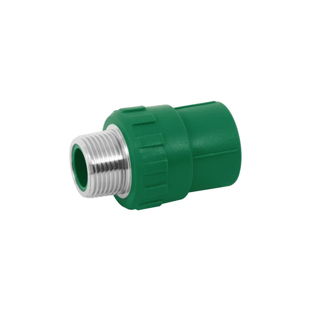 Adaptador PPR 1/2" macho con inserto metálico Foset CV-611