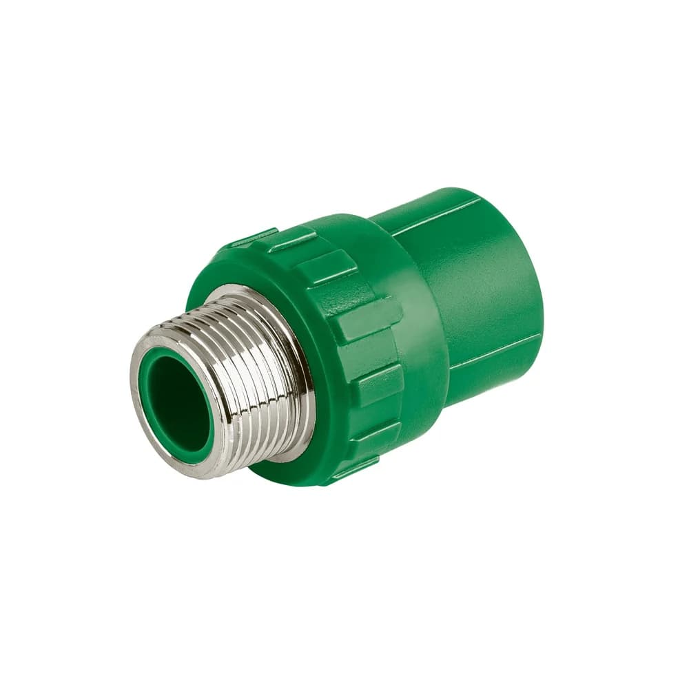 Adaptador PPR 3/4" macho con inserto metálico Foset CV-612