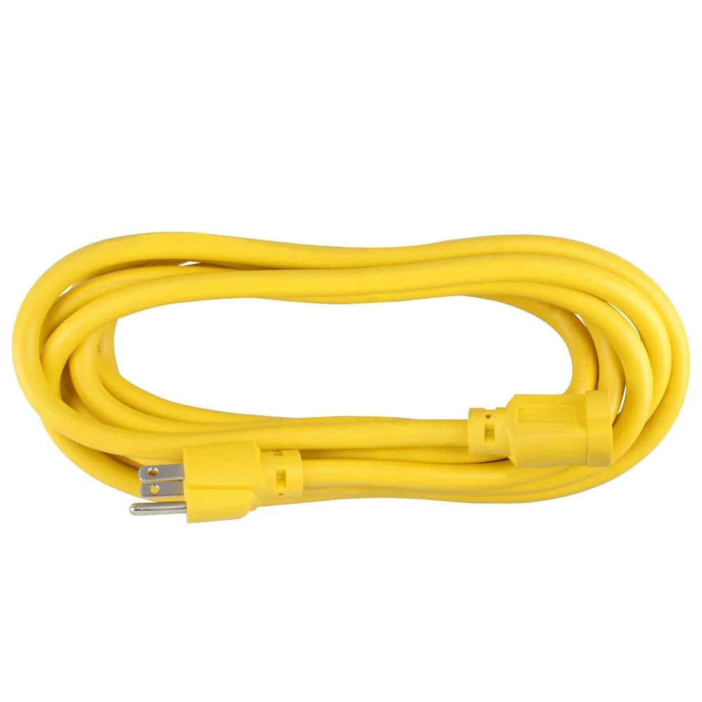 Extensión eléctrica uso extra rudo aterrizada color amarillo, 10 m Surtek EEX10, foto 1 de 2