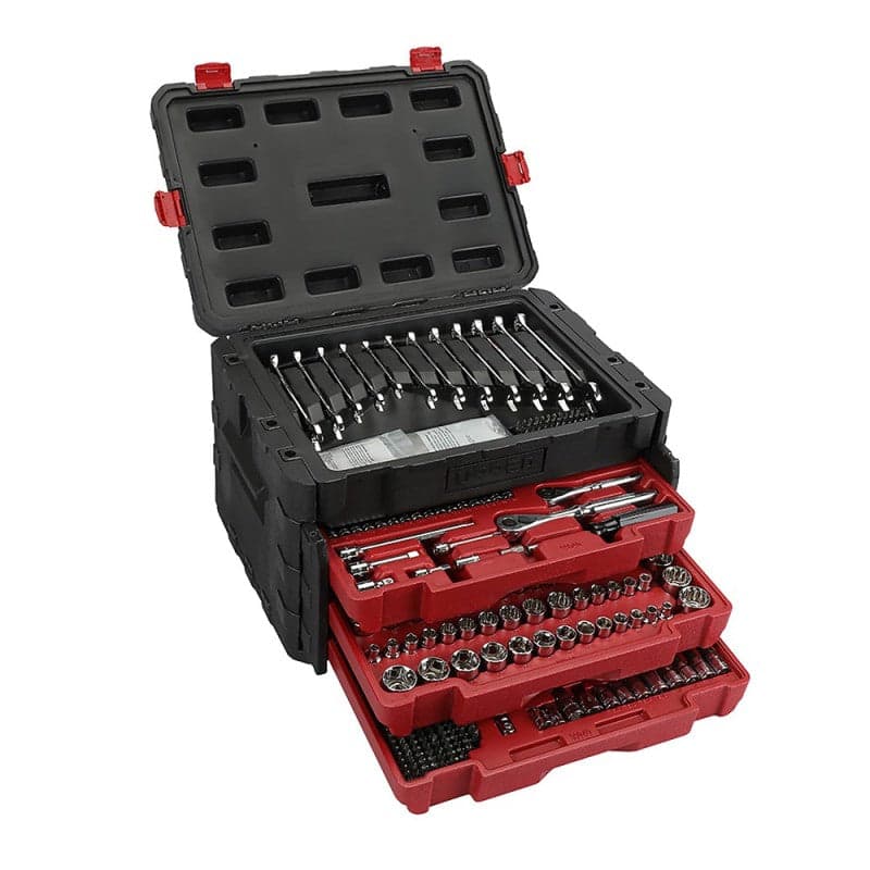Urrea Juego Combinado de Herramienta para Mecánico 450 Piezas, con Caja Plástica de 3 Gavetas