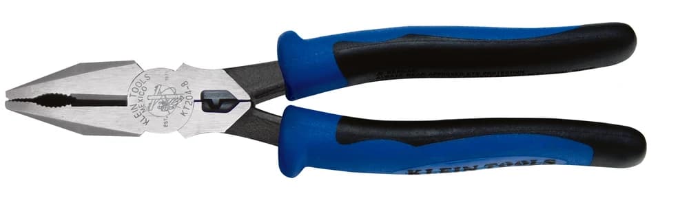 Pinza de electricista universal 8" con corte lateral Klein Tools KT204-8