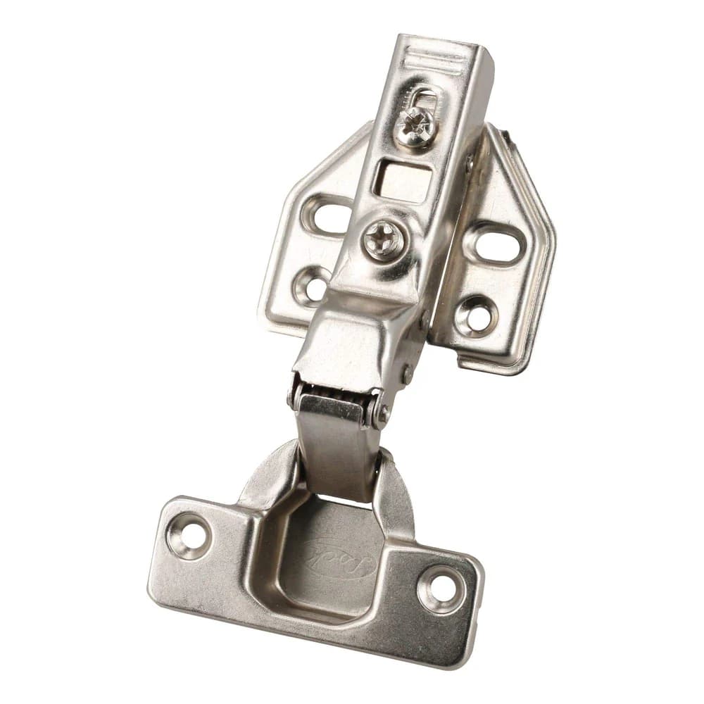 Bisagra curva bidimensional 35 mm, cierre suave Lock LBD35CP, foto 1 de 4