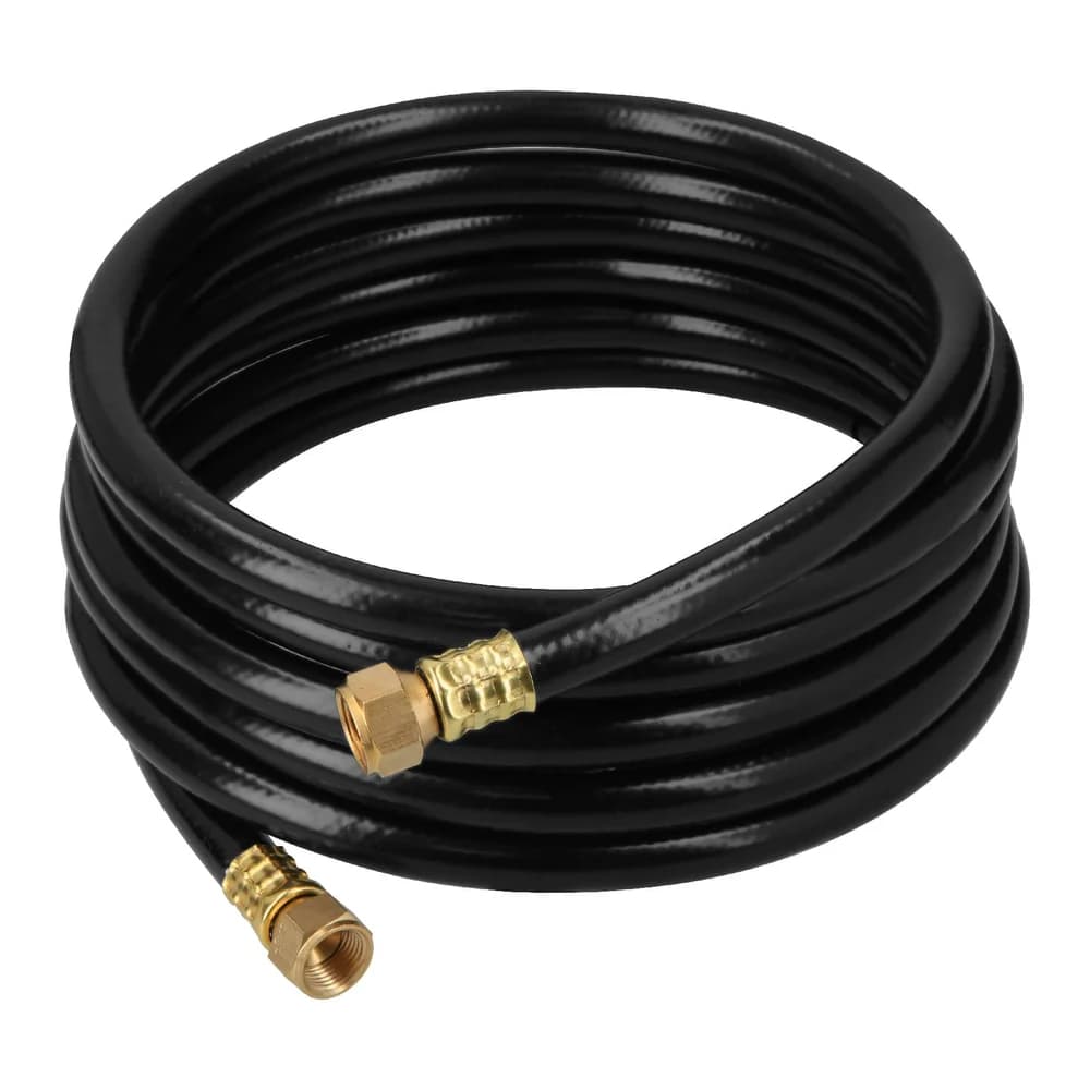 Manguera para gas, PVC negra, 3/8" flare, 4 m Foset MGAN-40