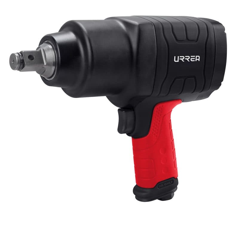 Urrea Pistola de Impacto Neumática Cuadro de 1/2" 590 Ft-Lb Composite Sistema Twin Hammer