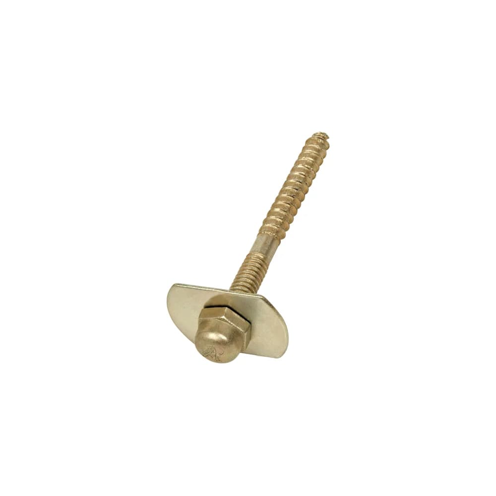 Bolsa con 2 pijas 1/4" x 66 mm para base de WC a piso Foset PIJ-WC