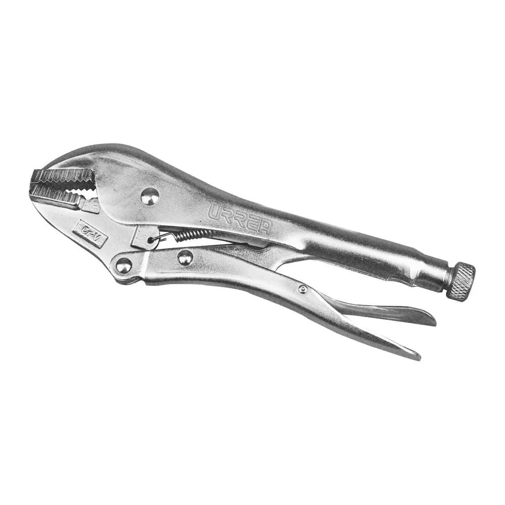 Pinza de presión cromada quijada recta de 12" Urrea PR12, foto 1 de 3