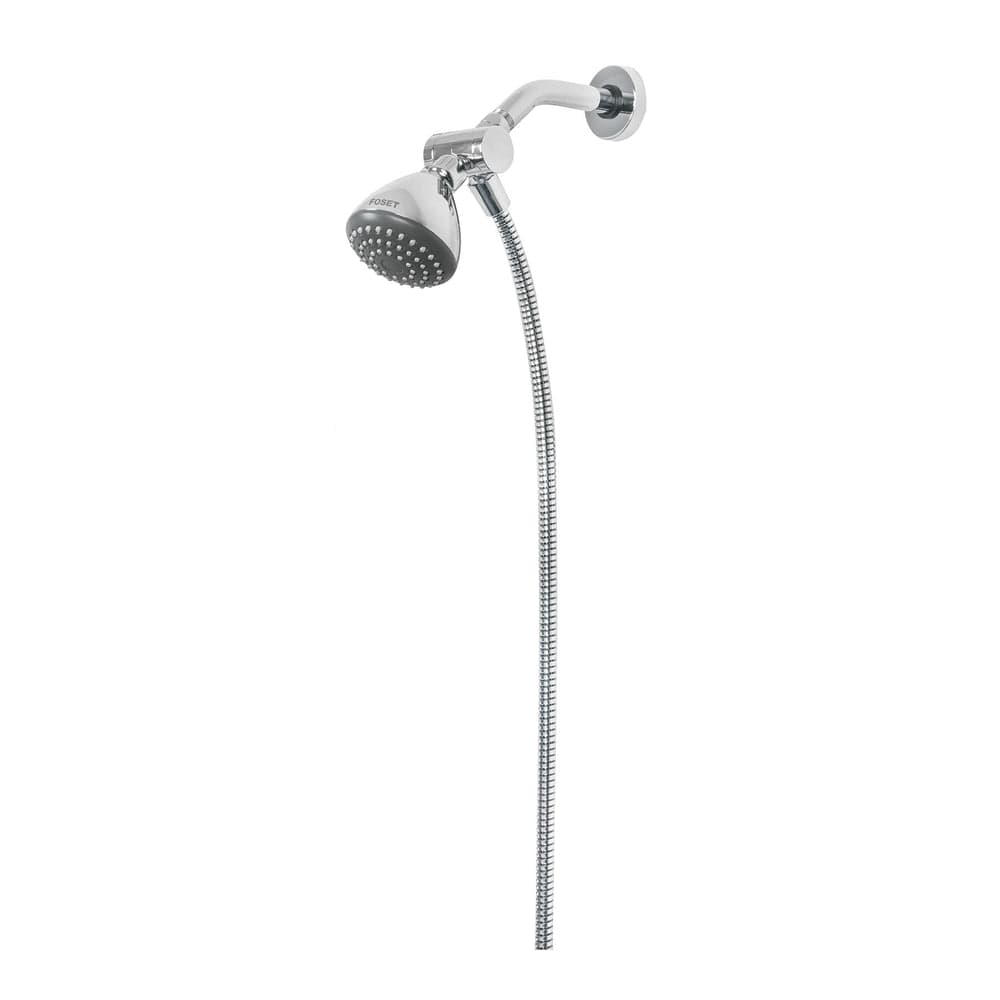 Regadera doble fija y teléfono 3-1/4", ABS, cromo, AERO Foset R-001, foto 1 de 1