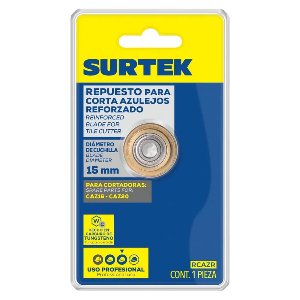 Repuesto de cuchilla para corta azulejos 15 mm CAZ16, CAZ20 Surtek RCAZR, foto 1 de 2