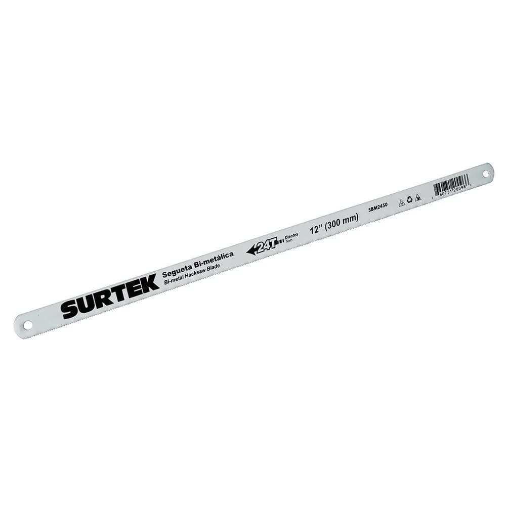 Segueta bimetálica de 12", 24 DPP, 50 piezas Surtek SBM2450, foto 1 de 3