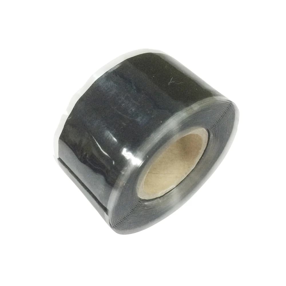 Cinta negro de silicón de autofusión 25 mm x 3 m, en blíster Urrea SFTB
