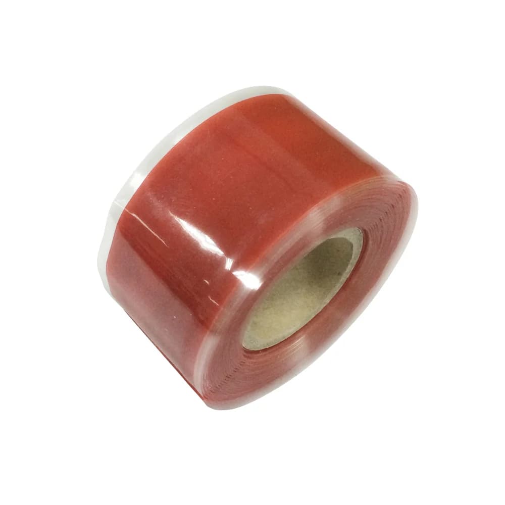 Cinta roja de silicón de autofusión 25 mm x 3 m, en blíster Urrea SFTR, foto 1 de 4