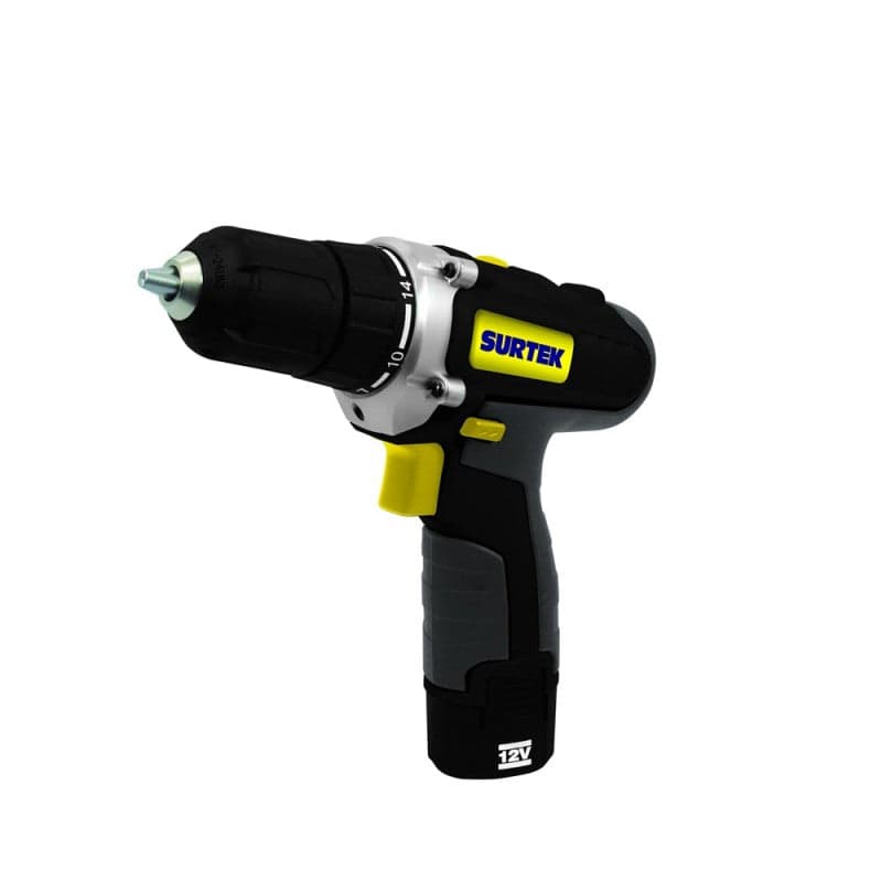 Surtek Taladro/Atornillador 3/8" a Batería de Li-Ion 12 V, 26 Nm