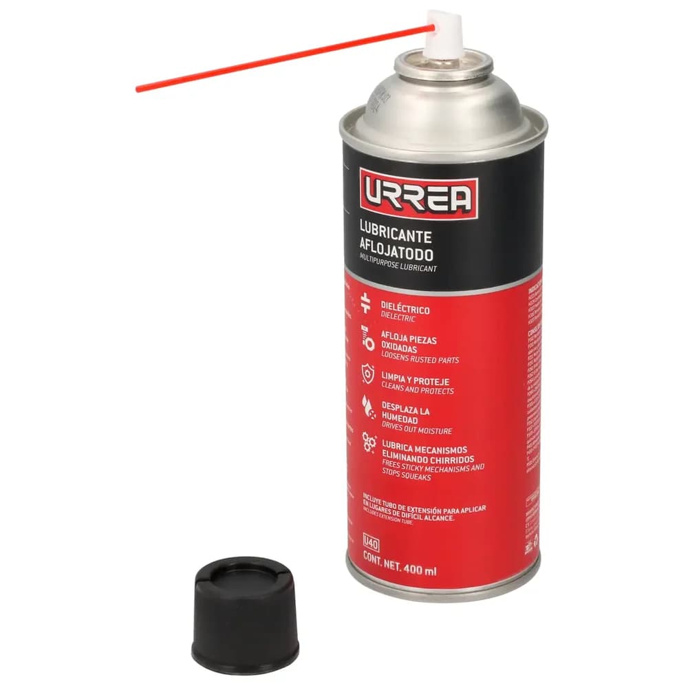 Aceite aflojatodo dieléctrico 400 ml Urrea U40, foto 1 de 4
