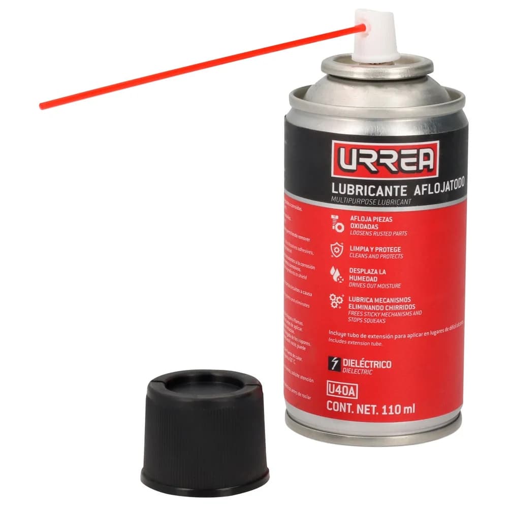 Aceite aflojatodo dieléctrico 110 ml Urrea U40A, foto 1 de 4
