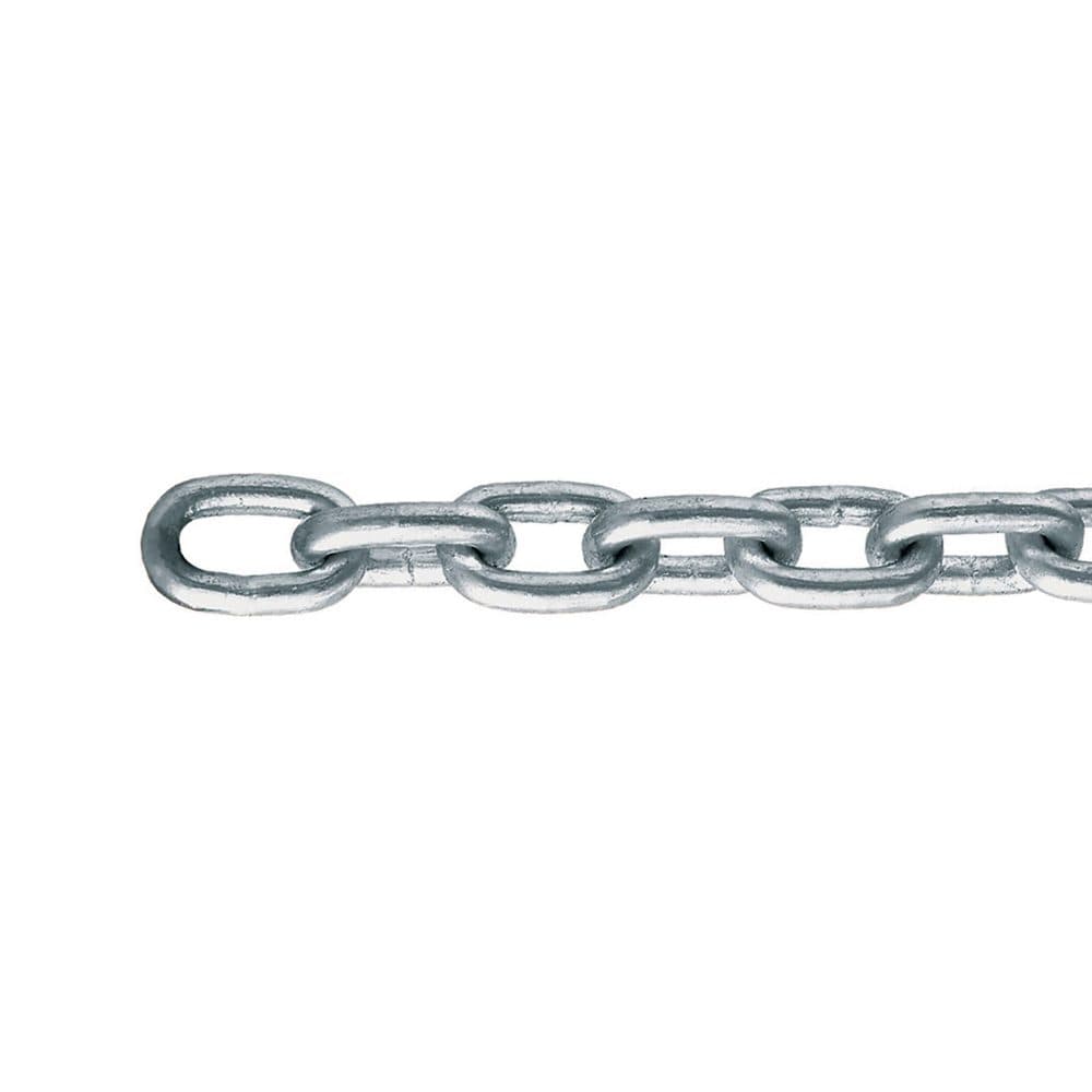 Metro de cadena galvanizada de 1/4", 35 m en cubeta, FIERO, foto 1 de 4
