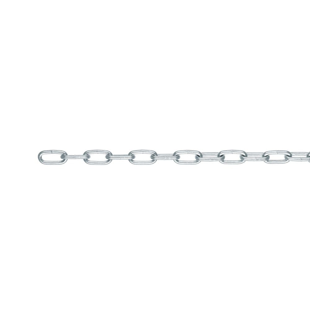 Metro de cadena galvanizada de 1/8", 75 m en cubeta, FIERO, foto 1 de 3