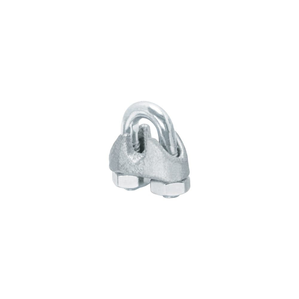 Bolsa c/50 nudos (perros) de hierro p/cable de 3/16", FIERO