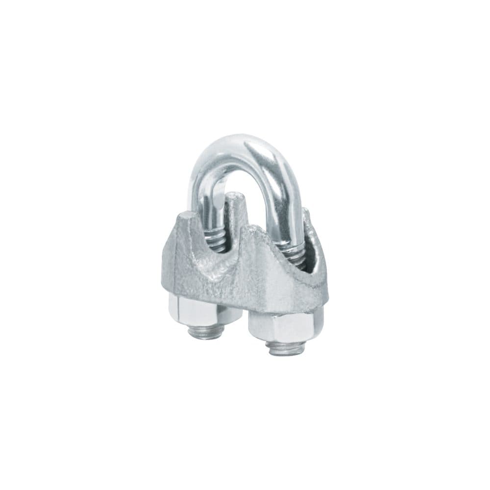 Bolsa c/25 nudos (perros) de hierro p/cable de 5/16", FIERO