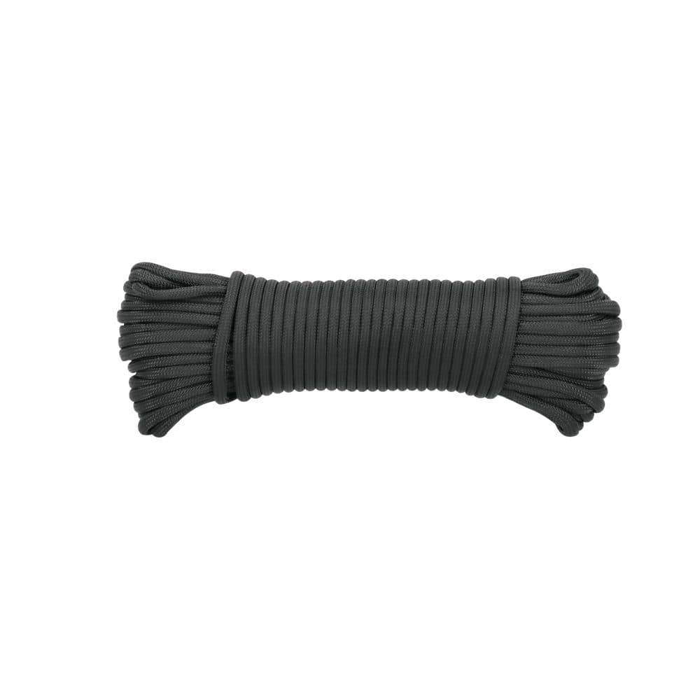Piola de nylon paracord de 4mm x 15m negro, madeja, FIERO, foto 1 de 4