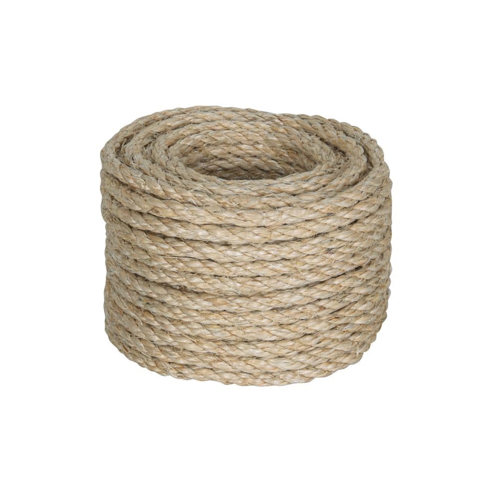 Piola de Sisal (henequén) de 6 mm x 15 m natural, FIERO, foto 1 de 4